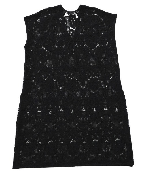 select MOCA Et（セレクトモカエト）の「【Et】Lace Vest One-piece（ワンピース・レディース・ブラック/ベージュ・FREE）」の4枚目の写真