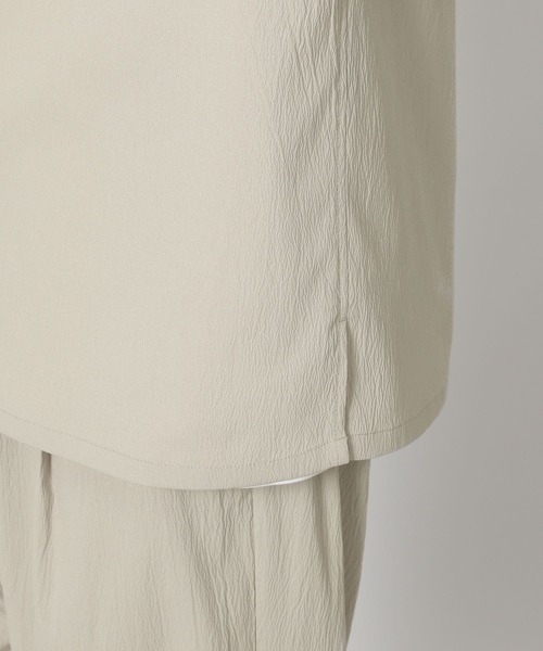 LAKOLE（ラコレ）の「楊柳ジャガードシャツ / 499152（シャツ/ブラウス・メンズ・ブラック/グレイッシュベージュ/ブラウン・LARGE/MEDIUM）」の11枚目の写真