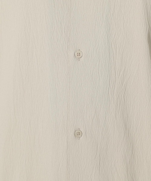 LAKOLE（ラコレ）の「楊柳ジャガードシャツ / 499152（シャツ/ブラウス・メンズ・ブラック/グレイッシュベージュ/ブラウン・LARGE/MEDIUM）」の6枚目の写真