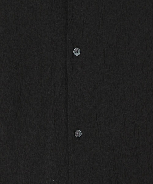 LAKOLE（ラコレ）の「楊柳ジャガードシャツ / 499152（シャツ/ブラウス・メンズ・ブラック/グレイッシュベージュ/ブラウン・LARGE/MEDIUM）」の4枚目の写真