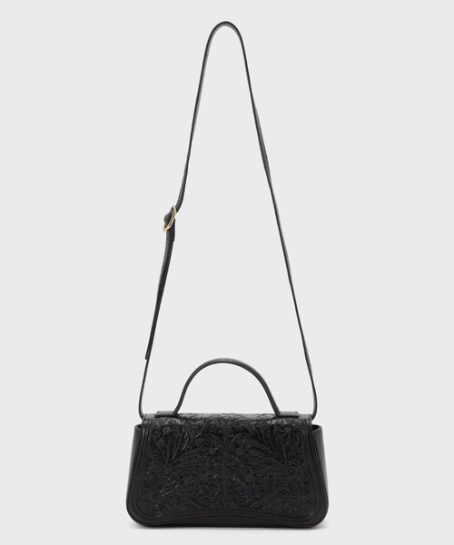 Carving Tribes ショルダーバック　ブラック新品 FlapFrowerBag（ショルダーバッグ）｜CARVING TRIBES（カービング