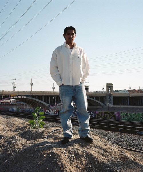 XLARGE（エクストララージ）の「OXFORD SHIRT（シャツ/ブラウス・メンズ・ライトブルー/ホワイト・XL/L/M/S）」の17枚目の写真