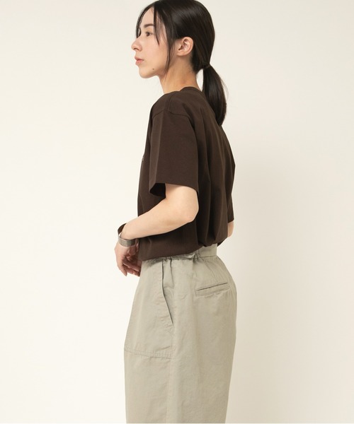 RNA-N(アールエヌエーエヌ)の「M2489 PSC EMBROIDERY T(Tシャツ/カットソー・レディース・ブラウン/チャコール/アッシュグレー・FREE)」の7枚目の写真