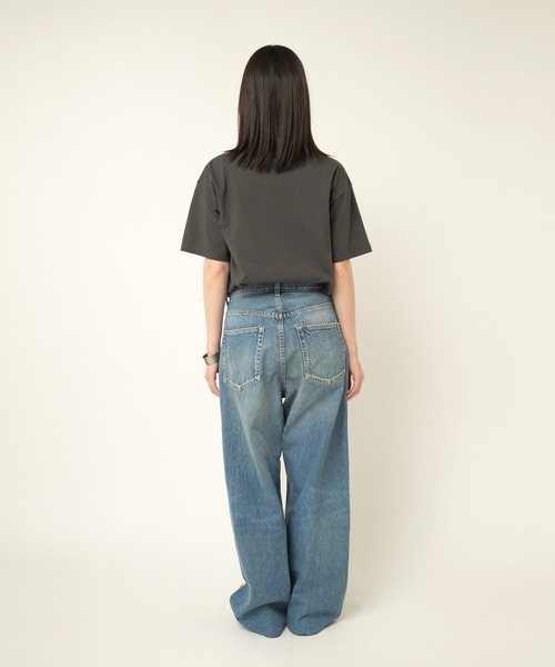 RNA-N(アールエヌエーエヌ)の「M2489 PSC EMBROIDERY T(Tシャツ/カットソー・レディース・ブラウン/チャコール/アッシュグレー・FREE)」の14枚目の写真