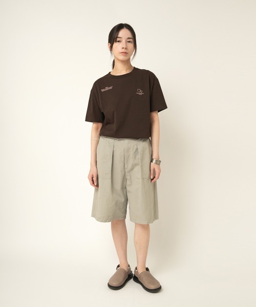 RNA-N(アールエヌエーエヌ)の「M2489 PSC EMBROIDERY T(Tシャツ/カットソー・レディース・ブラウン/チャコール/アッシュグレー・FREE)」の15枚目の写真