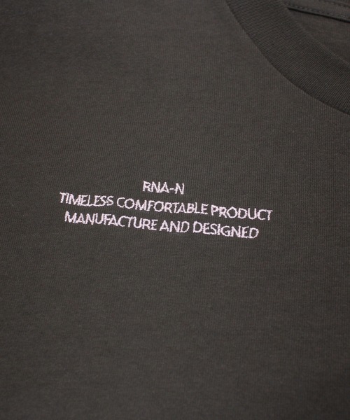 RNA-N(アールエヌエーエヌ)の「M2489 PSC EMBROIDERY T(Tシャツ/カットソー・レディース・ブラウン/チャコール/アッシュグレー・FREE)」の21枚目の写真