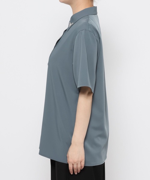 メタルパーツカラーシャツ(HARE)