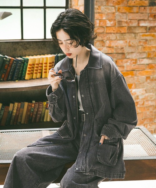 【niko and】Misayoさんプロデュース 4wayデニムジャケット niko and（ニコアンド）の「[niko and JEANS 2021AW