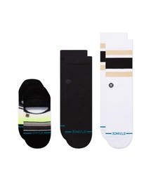 STANCE（スタンス）の「【STANCE/スタンス】クルーソックス3足セット / ギフトにも最適！ / ICON SERIES 3 PACK（ソックス/靴下・メンズ）」