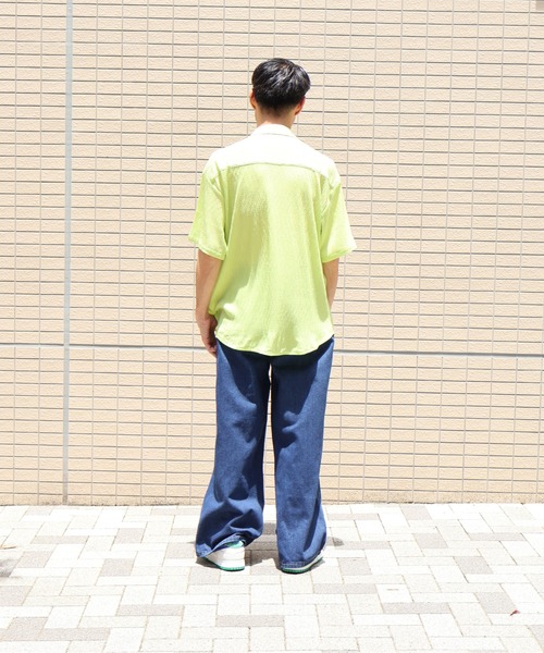 many men many mind（メニーメンメニーマインド）の「many men many mind /楊柳 開襟シャツ（シャツ/ブラウス・メンズ・ブラウン/グリーン/アイボリー/ブラック・LARGE/X-LARGE/MEDIUM）」の20枚目の写真