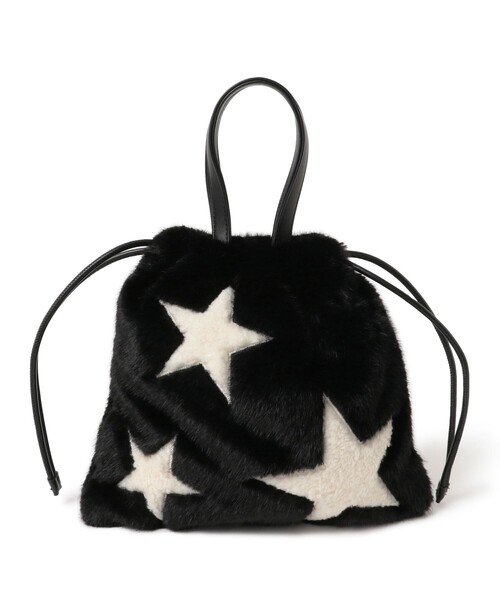 CONTROL FREAK / CTFK（コントロールフリーク）の「【別注】CONTROL FREAK / ★ファー バッグ（トートバッグ・レディース・ライトグレー/その他/ブラック・ONE SIZE）」の11枚目の写真