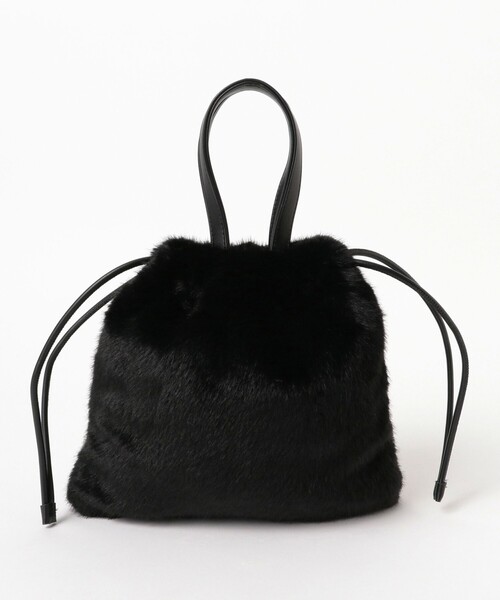 CONTROL FREAK / CTFK（コントロールフリーク）の「【別注】CONTROL FREAK / ★ファー バッグ（トートバッグ・レディース・ライトグレー/その他/ブラック・ONE SIZE）」の12枚目の写真