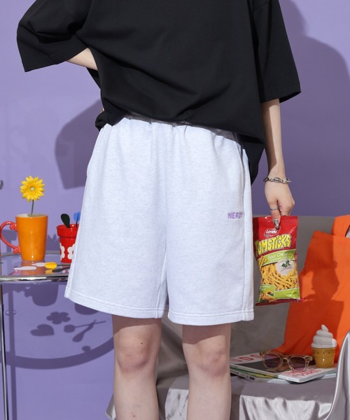 NERDY(ノルディ)の「ステッチロゴハーフパンツ(その他パンツ・レディース・ブラック/ピンク/ホワイト/ホワイト系・M/S/L)」の18枚目の写真