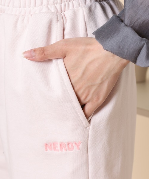 NERDY(ノルディ)の「ステッチロゴハーフパンツ(その他パンツ・レディース・ブラック/ピンク/ホワイト/ホワイト系・M/S/L)」の13枚目の写真