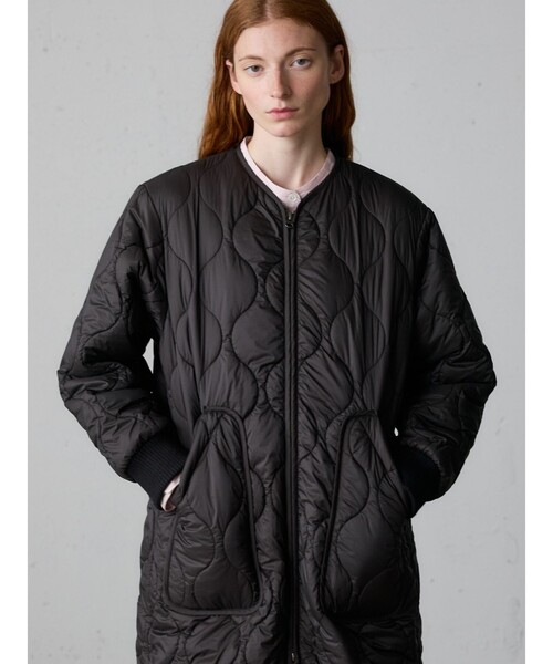 MidiUmi(ミディウミ)の「MidiUmi キルティングロングコート(その他アウター・レディース・ブラック/チャコールグレー/ライトグレー・FREE)」の13枚目の写真