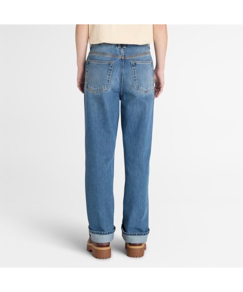 Timberland(ティンバーランド)の「デニム ストレート パンツ レディース(デニムパンツ・レディース・ブルー・25inch/27inch/29inch/31inch)」の4枚目の写真