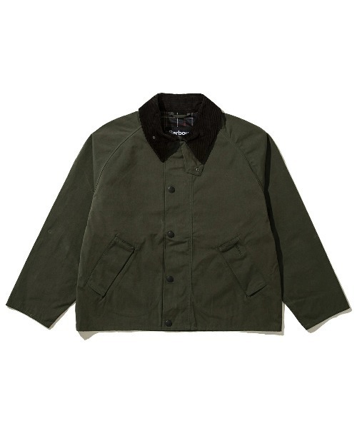 Kinetics(キネティクス)の「Barbour Transport Casual Jacket(バブアー トランスポート ピーチスキン コットン ショートレングスブルゾン)(ブルゾン・メンズ・ベージュ/カーキ/ネイビー・34/36/38)」の2枚目の写真