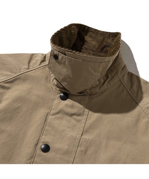 Kinetics(キネティクス)の「Barbour Transport Casual Jacket(バブアー トランスポート ピーチスキン コットン ショートレングスブルゾン)(ブルゾン・メンズ・ベージュ/カーキ/ネイビー・34/36/38)」の5枚目の写真
