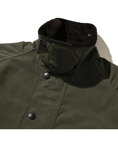 Kinetics(キネティクス)の「Barbour Transport Casual Jacket(バブアー トランスポート ピーチスキン コットン ショートレングスブルゾン)(ブルゾン・メンズ・ベージュ/カーキ/ネイビー・34/36/38)」の9枚目の写真