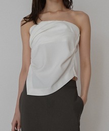 レディースのチューブトップ（ホワイト/白色系）ファッション通販