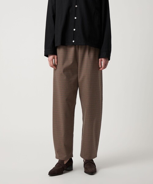 Steven Alan（スティーブンアラン）の「＜Steven Alan＞ハウンドトゥース ドローストリング パンツ（その他パンツ・レディース・オフホワイト/モカ・S/M）」の5枚目の写真