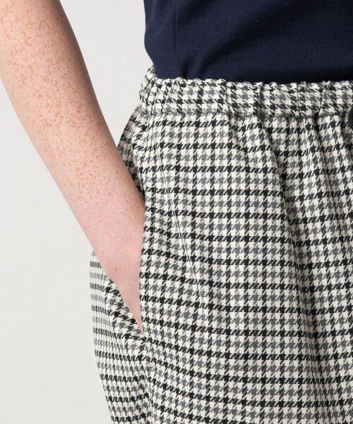 Steven Alan（スティーブンアラン）の「＜Steven Alan＞ハウンドトゥース ドローストリング パンツ（その他パンツ・レディース・オフホワイト/モカ・S/M）」の12枚目の写真