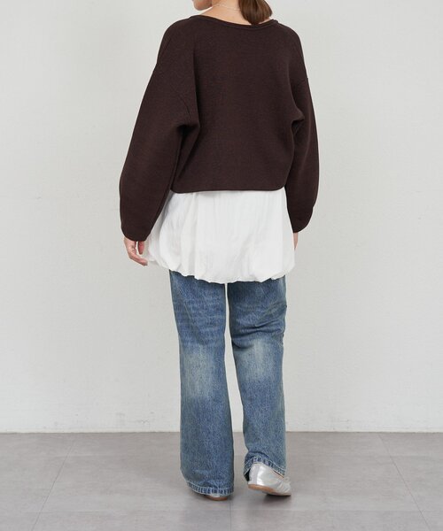 SHENERY（シーナリー）の「《新色追加》バルーンチュニックキャミ（シャツ/ブラウス・レディース・ホワイト/ブラック/ブラウン・FREE）」の6枚目の写真