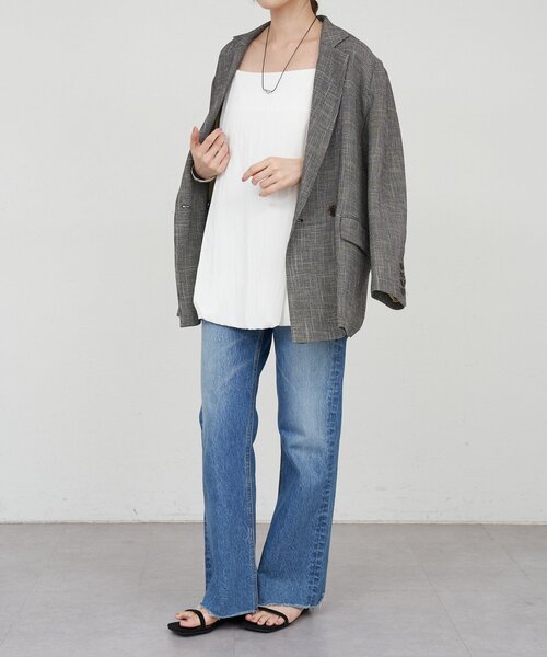 SHENERY（シーナリー）の「《新色追加》バルーンチュニックキャミ（シャツ/ブラウス・レディース・ホワイト/ブラック/ブラウン・FREE）」の14枚目の写真