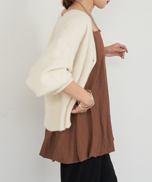 SHENERY（シーナリー）の「《新色追加》バルーンチュニックキャミ（シャツ/ブラウス・レディース・ホワイト/ブラック/ブラウン・FREE）」の15枚目の写真