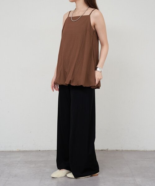 SHENERY（シーナリー）の「《新色追加》バルーンチュニックキャミ（シャツ/ブラウス・レディース・ホワイト/ブラック/ブラウン・FREE）」の18枚目の写真