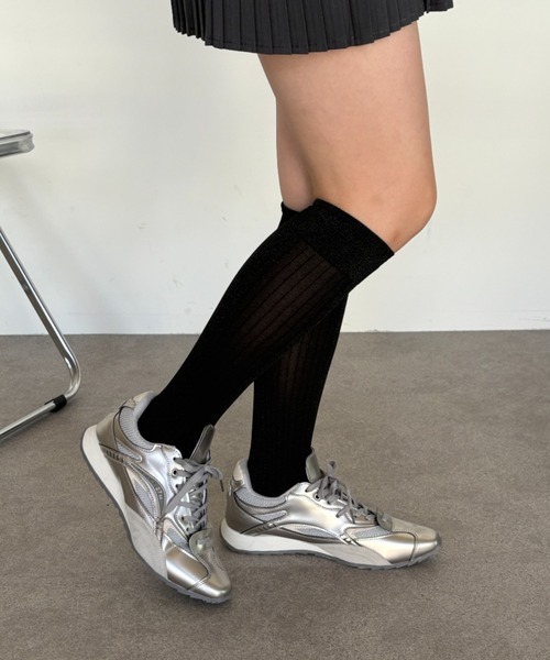 Teem Store（チームストア）の「リブラメクルーソックス（ソックス/靴下・レディース・ブラック/ブラック系その他・F）」の20枚目の写真