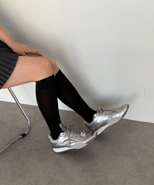 Teem Store（チームストア）の「リブラメクルーソックス（ソックス/靴下・レディース・ブラック/ブラック系その他・F）」の15枚目の写真