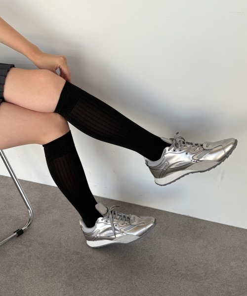 Teem Store（チームストア）の「リブラメクルーソックス（ソックス/靴下・レディース・ブラック/ブラック系その他・F）」の13枚目の写真