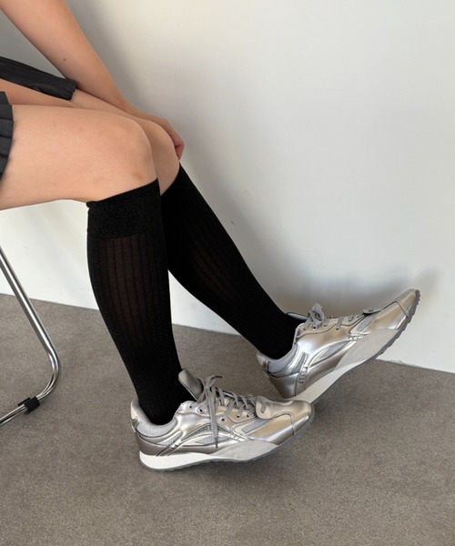 Teem Store（チームストア）の「リブラメクルーソックス（ソックス/靴下・レディース・ブラック/ブラック系その他・F）」の14枚目の写真