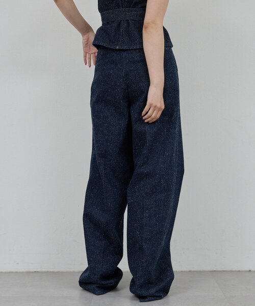 GALLARDAGALANTE(ガリャルダガランテ)の「【PEAS】ネップデニム(デニムパンツ・レディース・ブルー・0/1)」の4枚目の写真