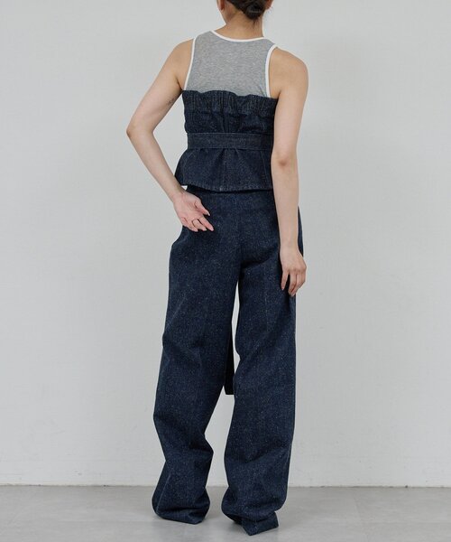 GALLARDAGALANTE(ガリャルダガランテ)の「【PEAS】ネップデニム(デニムパンツ・レディース・ブルー・0/1)」の7枚目の写真