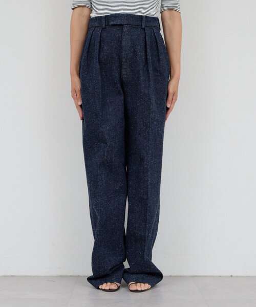 GALLARDAGALANTE(ガリャルダガランテ)の「【PEAS】ネップデニム(デニムパンツ・レディース・ブルー・0/1)」の11枚目の写真