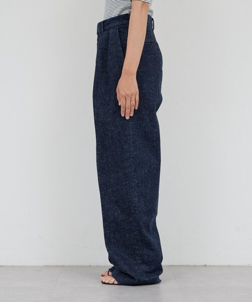 GALLARDAGALANTE(ガリャルダガランテ)の「【PEAS】ネップデニム(デニムパンツ・レディース・ブルー・0/1)」の12枚目の写真