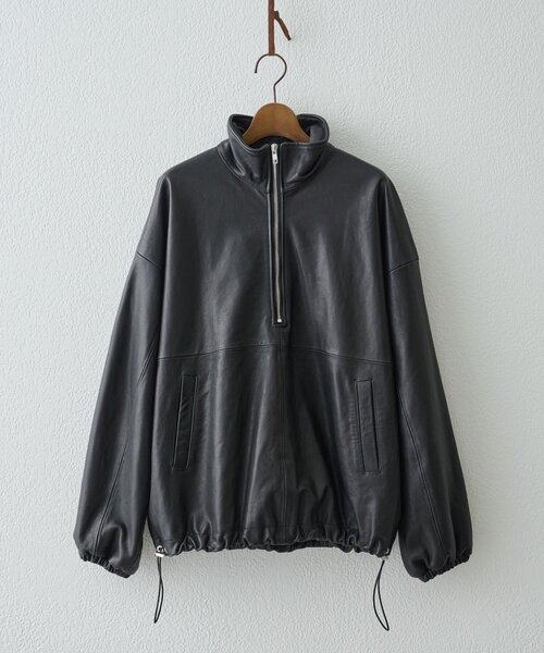 【未使用品】 BEARDSLEYビアズリーレザージャケット ラムレザーブルゾンS 未使用品】 BEARDSLEYビアズリーレザージャケット ラムレザーブルゾンS