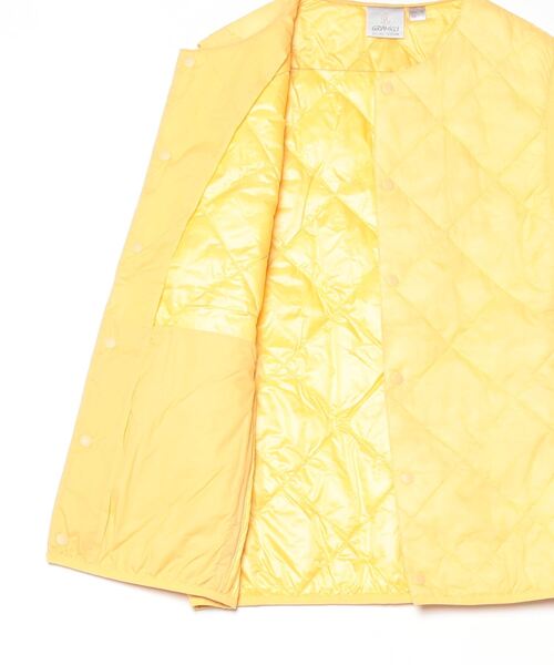 Gramicci（グラミチ）の「THERMAL INSULATION QUILTED VEST｜サーマルインシュレーションキルテッドベスト（ベスト・メンズ・サンドベージュ/ネイビー/ブラック/ダークグリーン・XS/S/M/L/XL/XXL）」の12枚目の写真