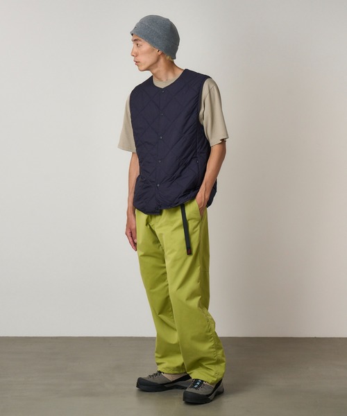 Gramicci（グラミチ）の「THERMAL INSULATION QUILTED VEST｜サーマルインシュレーションキルテッドベスト（ベスト・メンズ・サンドベージュ/ネイビー/ブラック/ダークグリーン・XS/S/M/L/XL/XXL）」の7枚目の写真