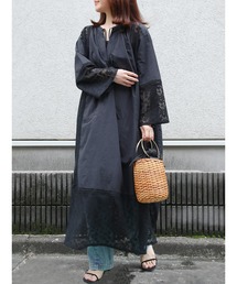 Brown&Street（ブラウンアンドストリート）の「レースコンビロングワンピース（ワンピース）」