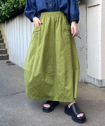 カーゴフレアロングスカート