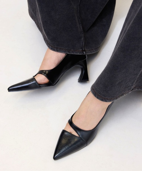 靴 ameri WOOD PLATFORM PUMPS Ameri（アメリ）の「WOOD PLATFORM PUMPS（パンプス）」 - WEAR