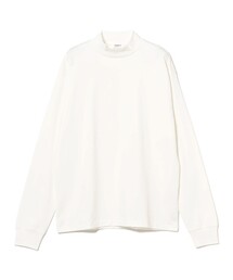 BEAMS F | コーコランコットン モックネック コンフォートフィット ロングスリーブTシャツ(Tシャツ/カットソー)