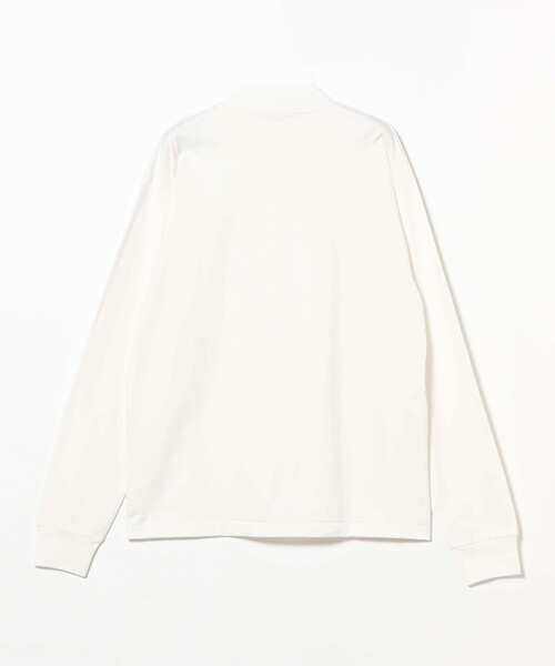 BEAMS F（ビームスエフ）の「コーコランコットン モックネック コンフォートフィット ロングスリーブTシャツ（Tシャツ/カットソー・メンズ・ナチュラル/ダークブラウン/ホワイト/ブラック・M/S/XL/L）」の15枚目の写真