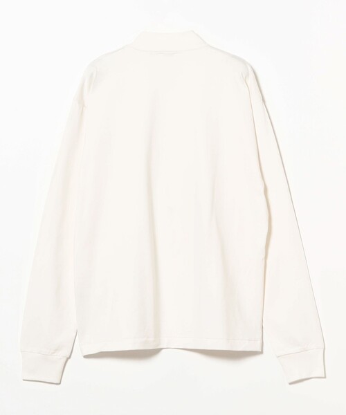 BEAMS F（ビームスエフ）の「コーコランコットン モックネック コンフォートフィット ロングスリーブTシャツ（Tシャツ/カットソー・メンズ・ナチュラル/ダークブラウン/ホワイト/ブラック・M/S/XL/L）」の18枚目の写真