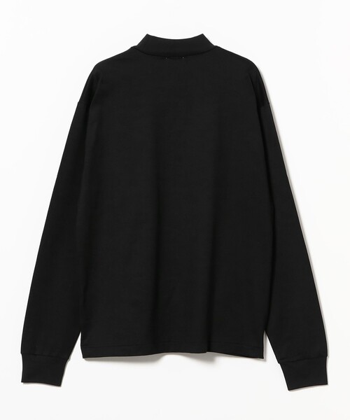 BEAMS F（ビームスエフ）の「コーコランコットン モックネック コンフォートフィット ロングスリーブTシャツ（Tシャツ/カットソー・メンズ・ナチュラル/ダークブラウン/ホワイト/ブラック・M/S/XL/L）」の9枚目の写真