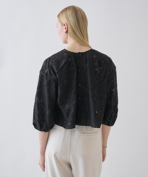 cloenc（クロエンス）の「【手洗い可】2wayジャカードブラウス（シャツ/ブラウス・レディース・ホワイト系4/ブラック系3・02）」の19枚目の写真