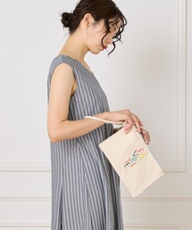 FAVORITE SUKINAMONO（フェイバリットスキナモノ）の「刺繍ロゴキャンバスポーチ《RAINBOW COLLECTION》（ポーチ）」